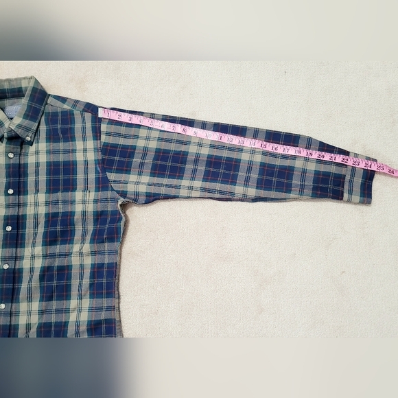 Vintage Pendleton Plaid Flannel Shirt 100% Virgin Wool *Made In USA* mens Size M - Picture 14 of 14